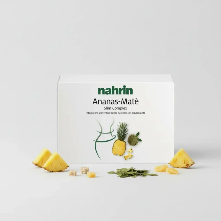 Integratore drenante e bruciagrassi Ananas Matè Slim Complex Nahrin